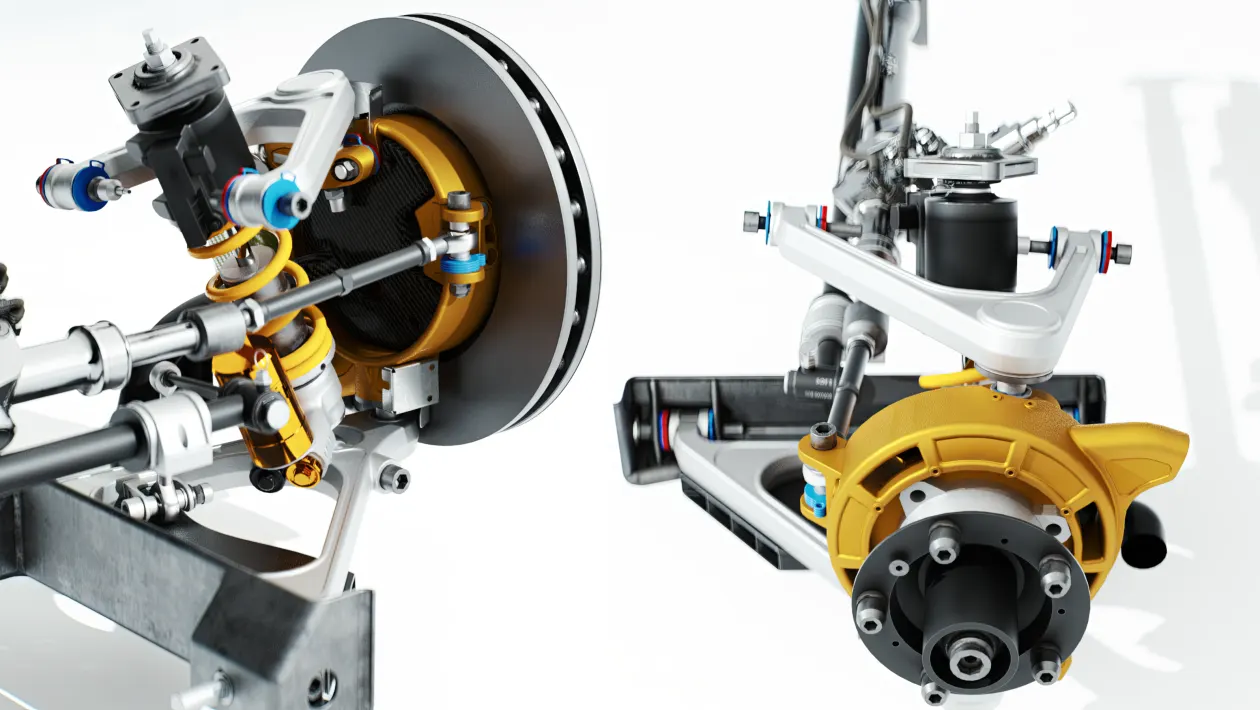 Ferrari F40 suspension and brakes